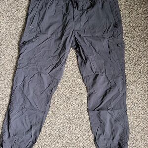 Lightweight Cargo Jogger Pants - Charcoal